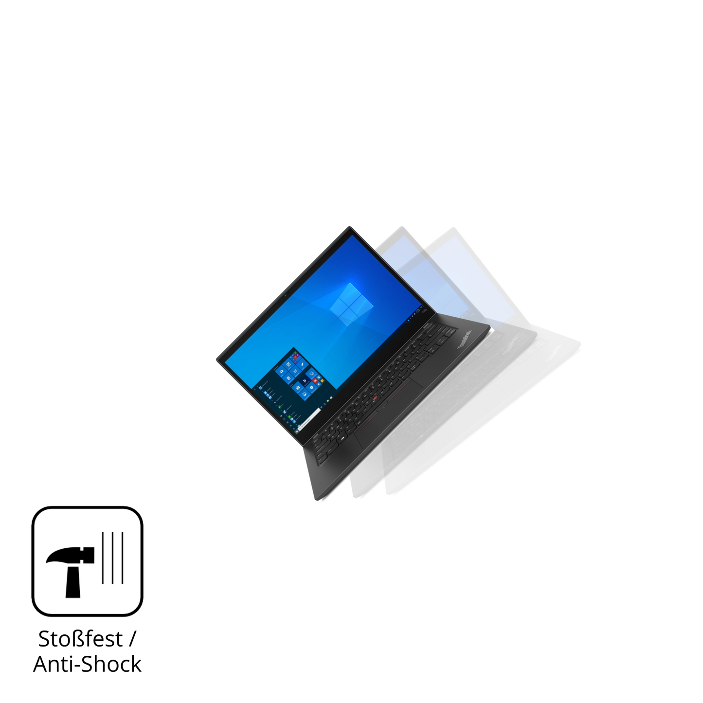 Schutz gegen Kratzer auf dem Lenovo ThinkPad T14s Gen 2 Glas durch Schlüssel, Stöße gegen die Tischkante oder Stürze