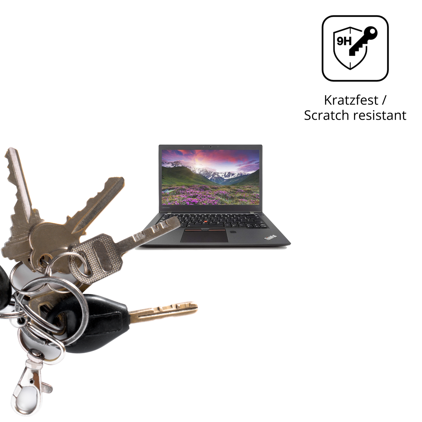 dipos Displayschutz für Lenovo Thinkpad T470s, mattierte Oberfläche, robuste Festigkeit und perfekte Passform