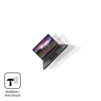 Schutz gegen Kratzer auf dem Lenovo Thinkpad T470s Glas durch Schlüssel, Stöße gegen die Tischkante oder Stürze