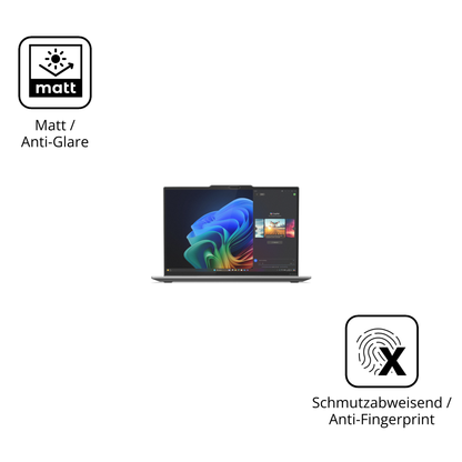 Dünne und entspiegelnde Folie passend zugeschnitten für Lenovo ThinkPad X1 2-in-1 Gen 10