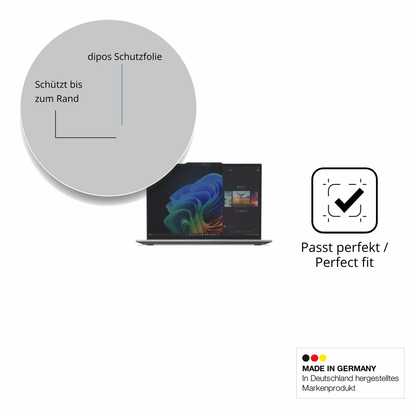Schutz gegen Kratzer auf dem Lenovo ThinkPad X1 2-in-1 Gen 10 Glas durch Schlüssel oder Ähnliches