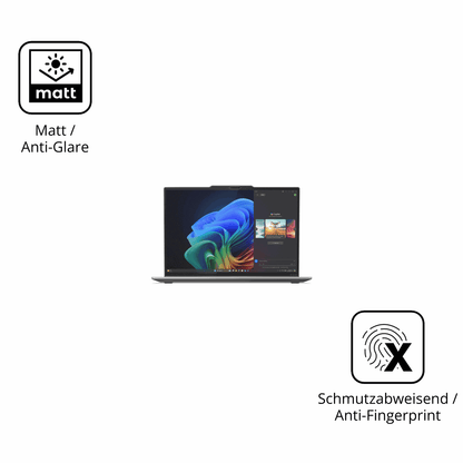 9H Hartbeschichtete, flexible Folie passend zugeschnitten für Lenovo ThinkPad X1 2-in-1 Gen 10
