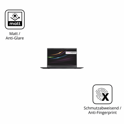Dünne und entspiegelnde Folie passend zugeschnitten für Lenovo ThinkPad X1 Carbon Gen 6