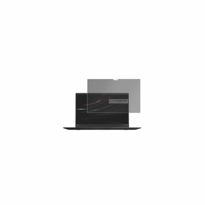 LenovoThinkPad X1 Carbon Gen 6 mit aufgebrachtem dipos Displayschutz, der seitliche Einblicke blockiert