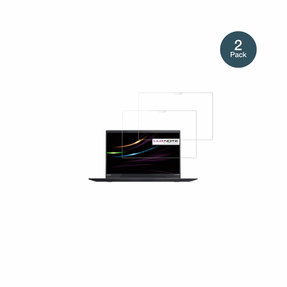 LenovoThinkPad X1 Carbon Gen 6 mit aufgebrachter dipos Flex Schutzfolie, glasklare Darstellung ohne Einschränkungen
