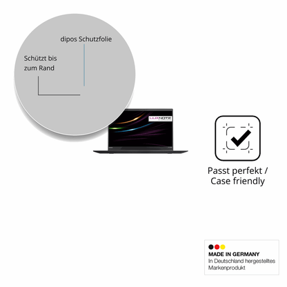 Besonders flexibler Displayschutz mit Anti-Shock-Schicht im Materialmix