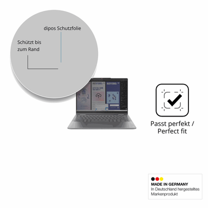 Schutz gegen Kratzer auf dem Lenovo Yoga 7 2in1 14ILL10 Glas durch Schlüssel oder Ähnliches