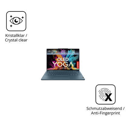 Flexible TPU-Folie passend zugeschnitten für Lenovo Yoga 7i 2-in-1 Gen10 14 Zoll, vollständige Abdeckung