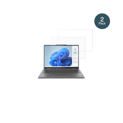 LenovoYoga 7i 2-in-1 Gen 9 83DJ00HRGE mit aufgebrachter dipos Panzerfolie, die lästige Fingerabdrücke minimiert