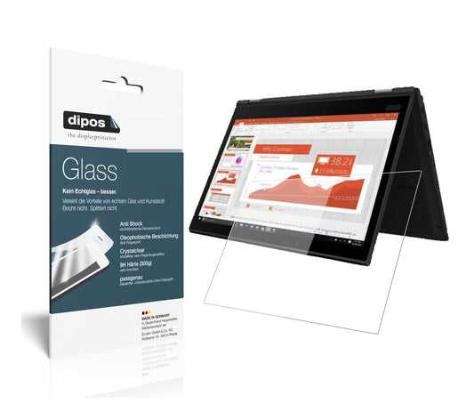 2x 9H Schutzfolie für Lenovo Yoga X390 13.3 Zoll Panzerfolie