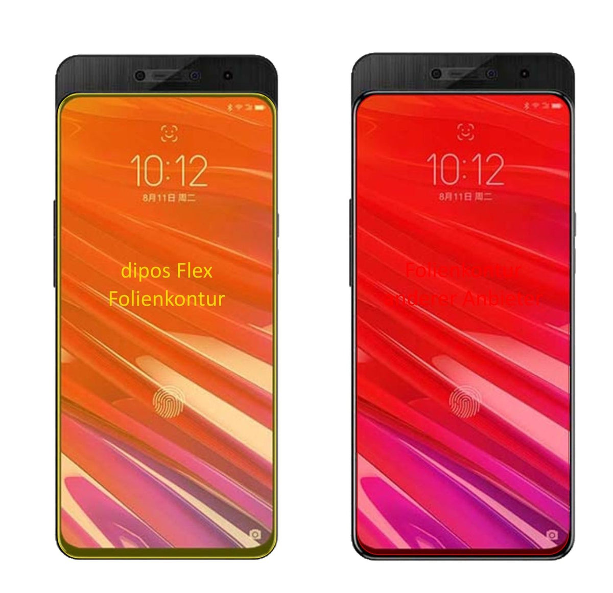 3x 3D Full Cover Schutzfolie für Lenovo Z5 Pro