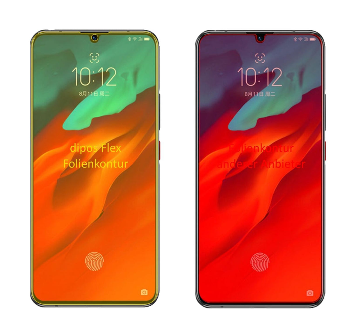 3x 3D Full Cover Schutzfolie für Lenovo Z6 Pro