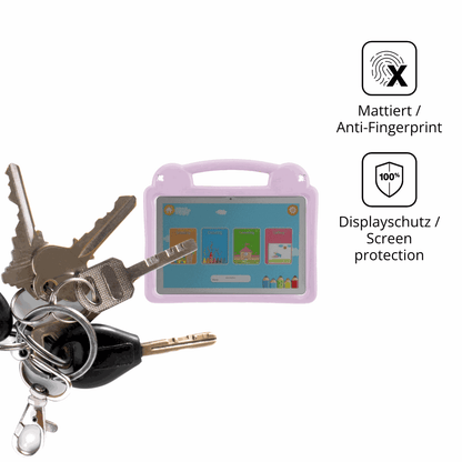 dipos Displayschutz für LETGOSPT Kids Tablet 10.1, mattierte Oberfläche, Blickschutzfilter und perfekter Passform