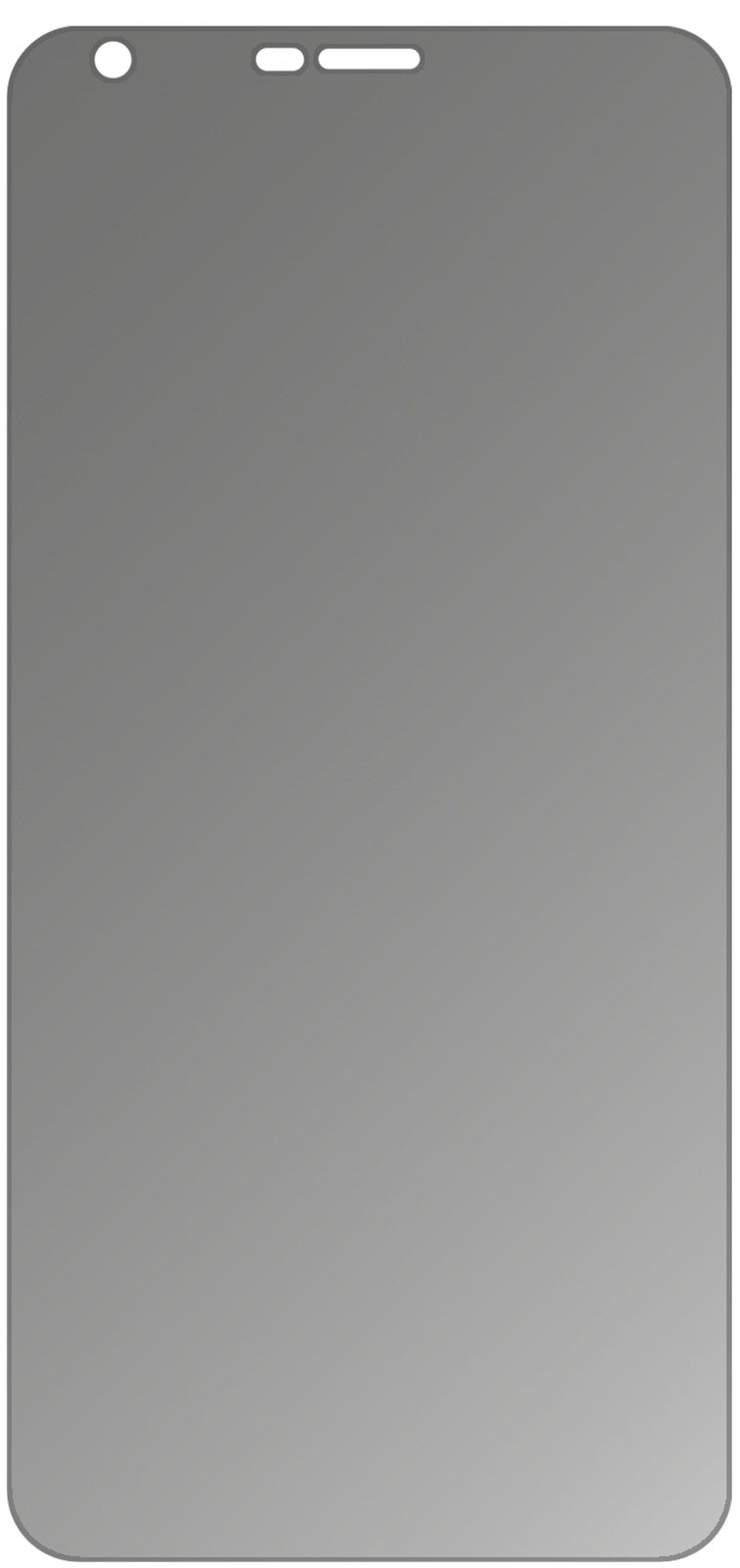 dipos Displayschutz für LG G6, mattierte Oberfläche, Blickschutzfilter und perfekter Passform