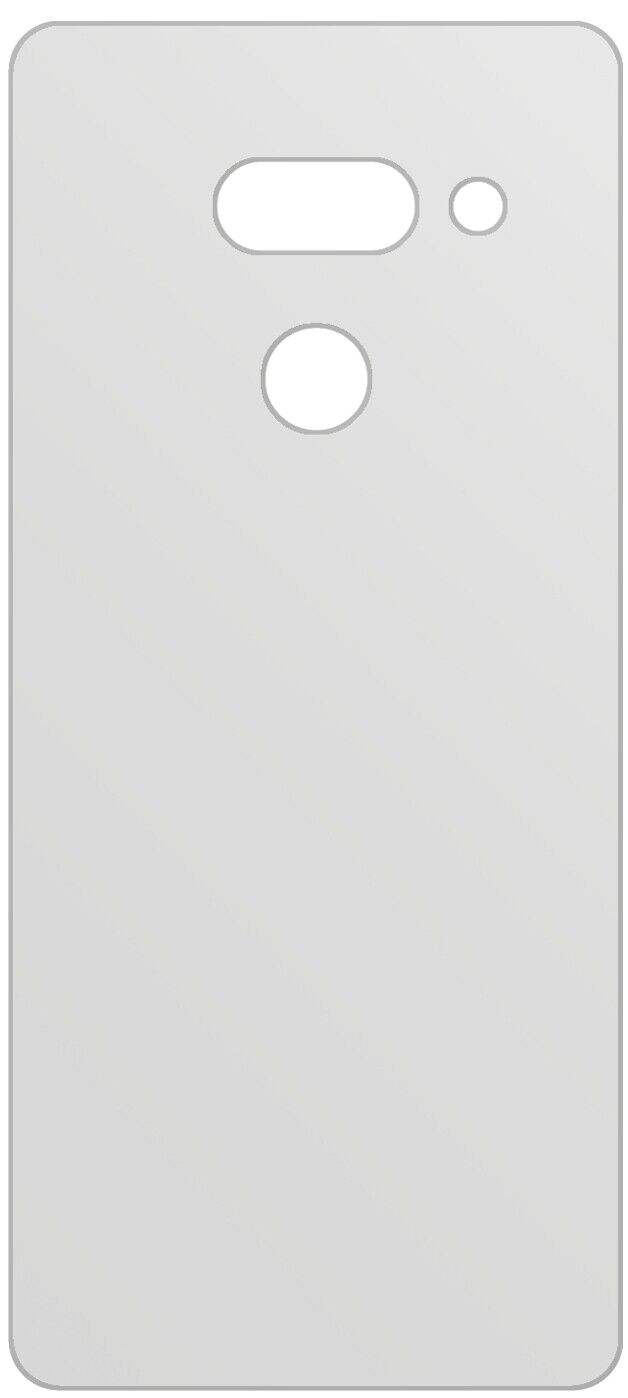 dipos Displayschutz für LG G8 ThinQ Rückseite, mattierte Oberfläche, geringe Dicke und perfekte Passform