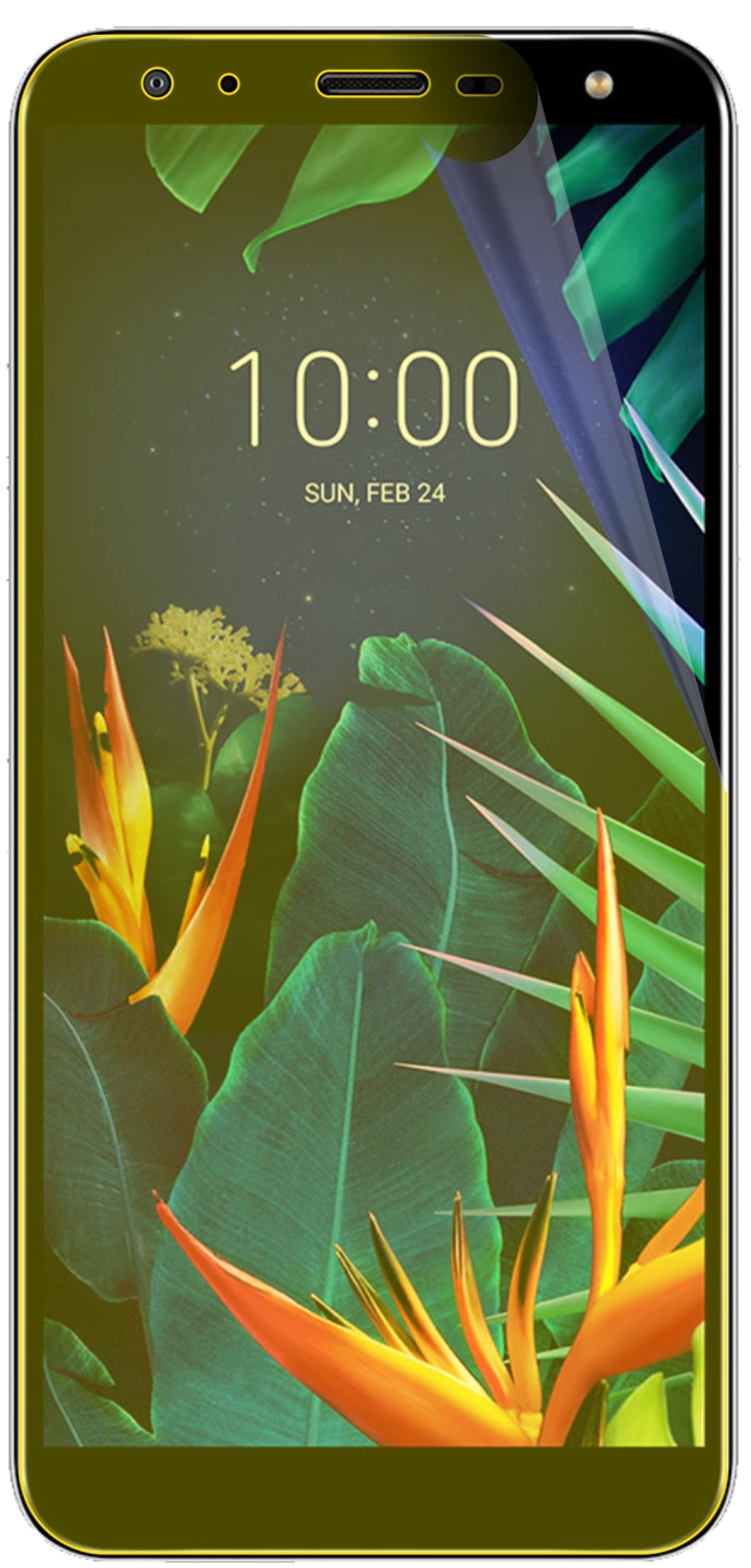 dipos Displayschutz für LG K40S, transparente Oberfläche, geringe Dicke und perfekte Passform