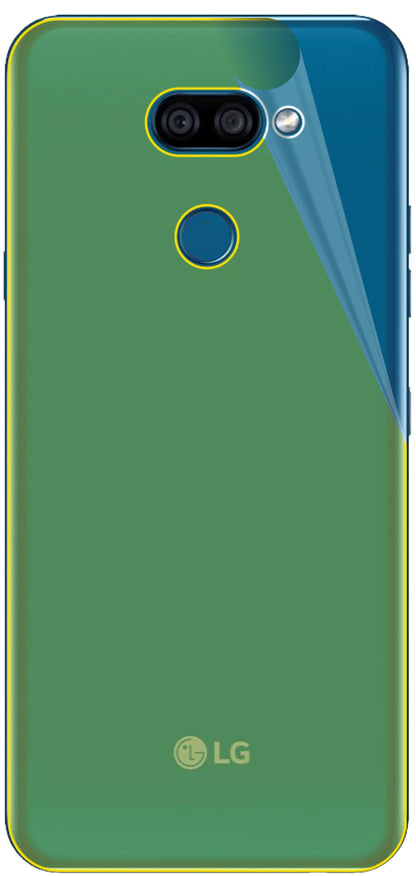 dipos Displayschutz für LG K40s Rückseite, transparente Oberfläche, geringe Dicke und perfekte Passform