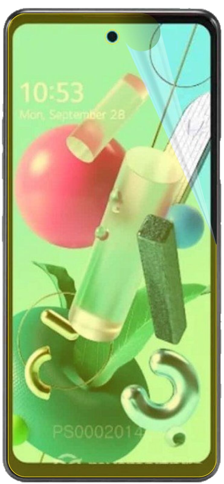 dipos Displayschutz für LG Q92, transparente Oberfläche, geringe Dicke und perfekte Passform