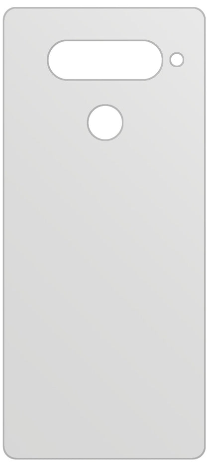 dipos Displayschutz für LG V40 ThinQ Rückseite, mattierte Oberfläche, geringe Dicke und perfekte Passform