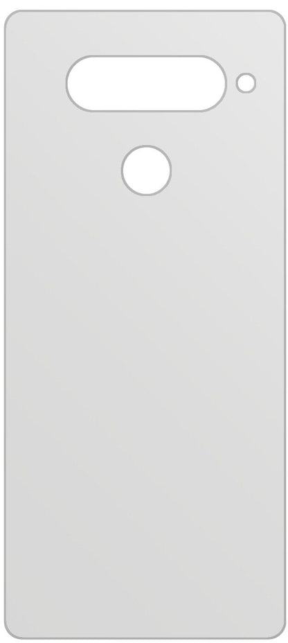 dipos Displayschutz für LG V40 ThinQ Rückseite, mattierte Oberfläche, geringe Dicke und perfekte Passform