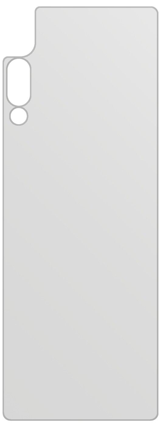 dipos Displayschutz für LG Velvet 4G Rückseite, mattierte Oberfläche, geringe Dicke und perfekte Passform