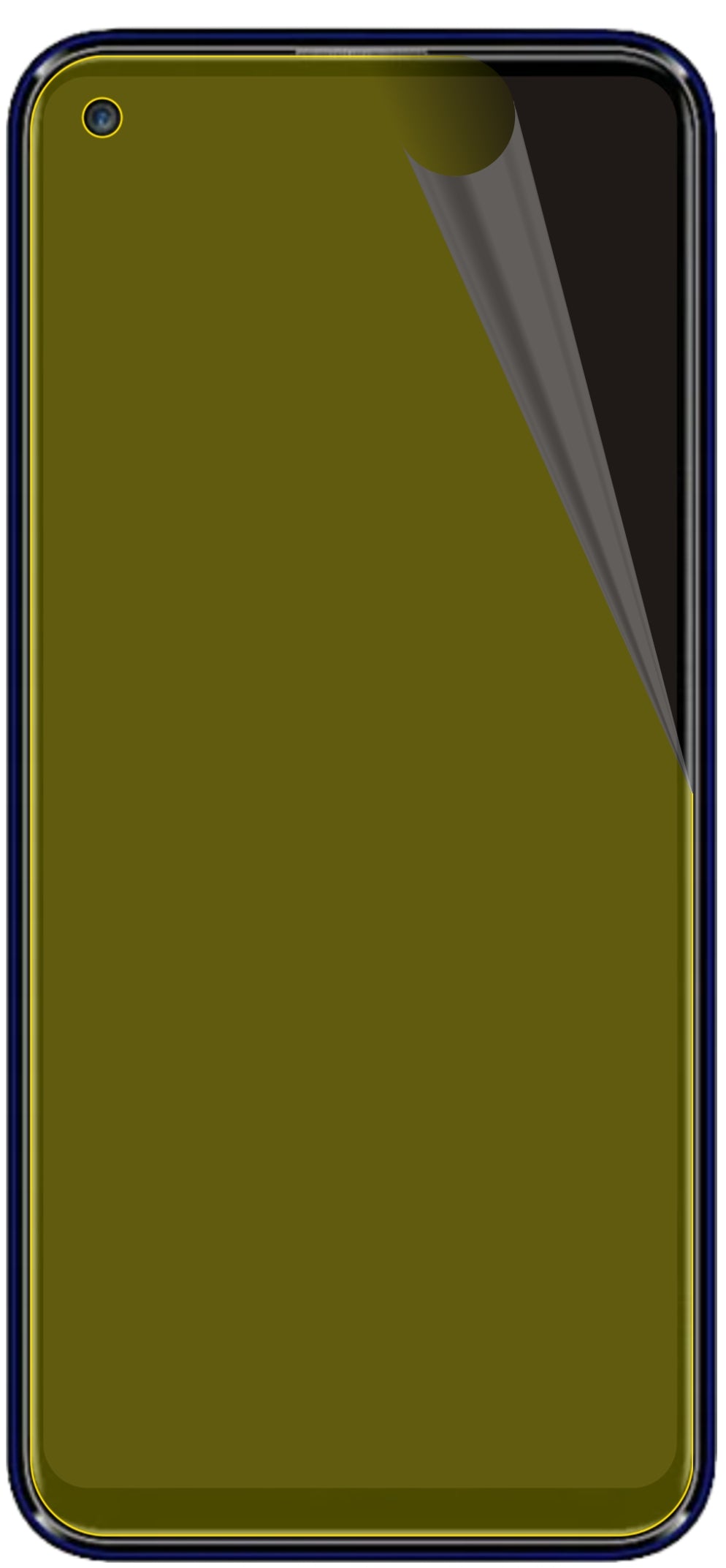 dipos Displayschutz für LG W41, transparente Oberfläche, geringe Dicke und perfekte Passform