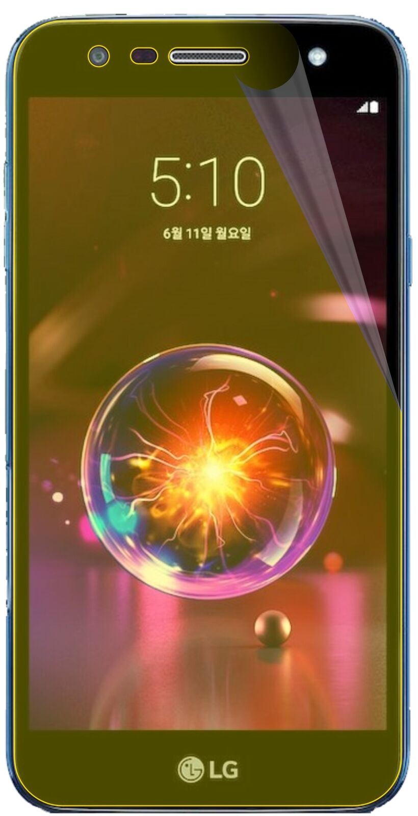 dipos Displayschutz für LG X5 2018, transparente Oberfläche, geringe Dicke und perfekte Passform
