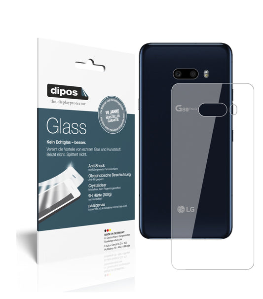 Perfekte Passform und ultimative Qualität: Unser 9H Panzerglas bietet Schutz für LG-G8X ThinQ Rückseite