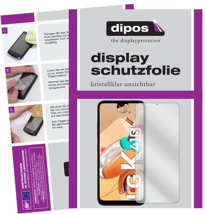 2x Schutzfolie klar für LG K41S Display-Schutzfolie