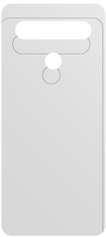 dipos Displayschutz für LG K61 Rückseite, mattierte Oberfläche, geringe Dicke und perfekte Passform