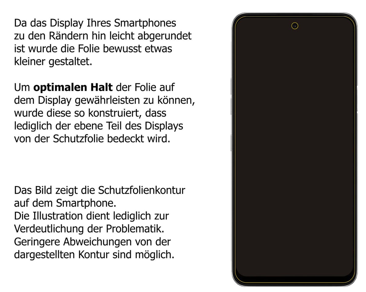 Blickschutzfolie für LG K62 Plus matt Schutzfolie Privacy