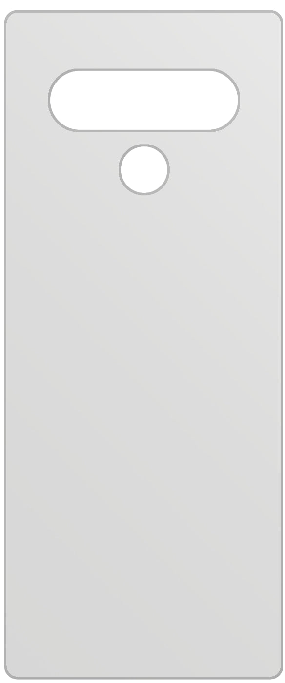 dipos Displayschutz für LG K71 Rückseite, mattierte Oberfläche, geringe Dicke und perfekte Passform