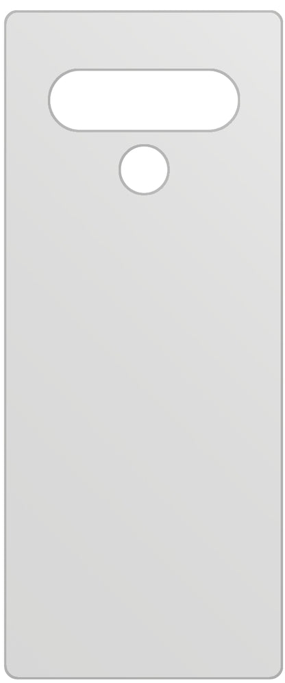 dipos Displayschutz für LG K71 Rückseite, mattierte Oberfläche, geringe Dicke und perfekte Passform
