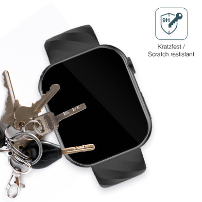 dipos Displayschutz für Lgnitek G30-H 1.43 Zoll, transparente Oberfläche, perfekte Passform auch für die Rundungen