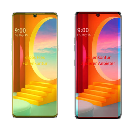2x 3D Full Cover Schutzfolie für LG Velvet 4G