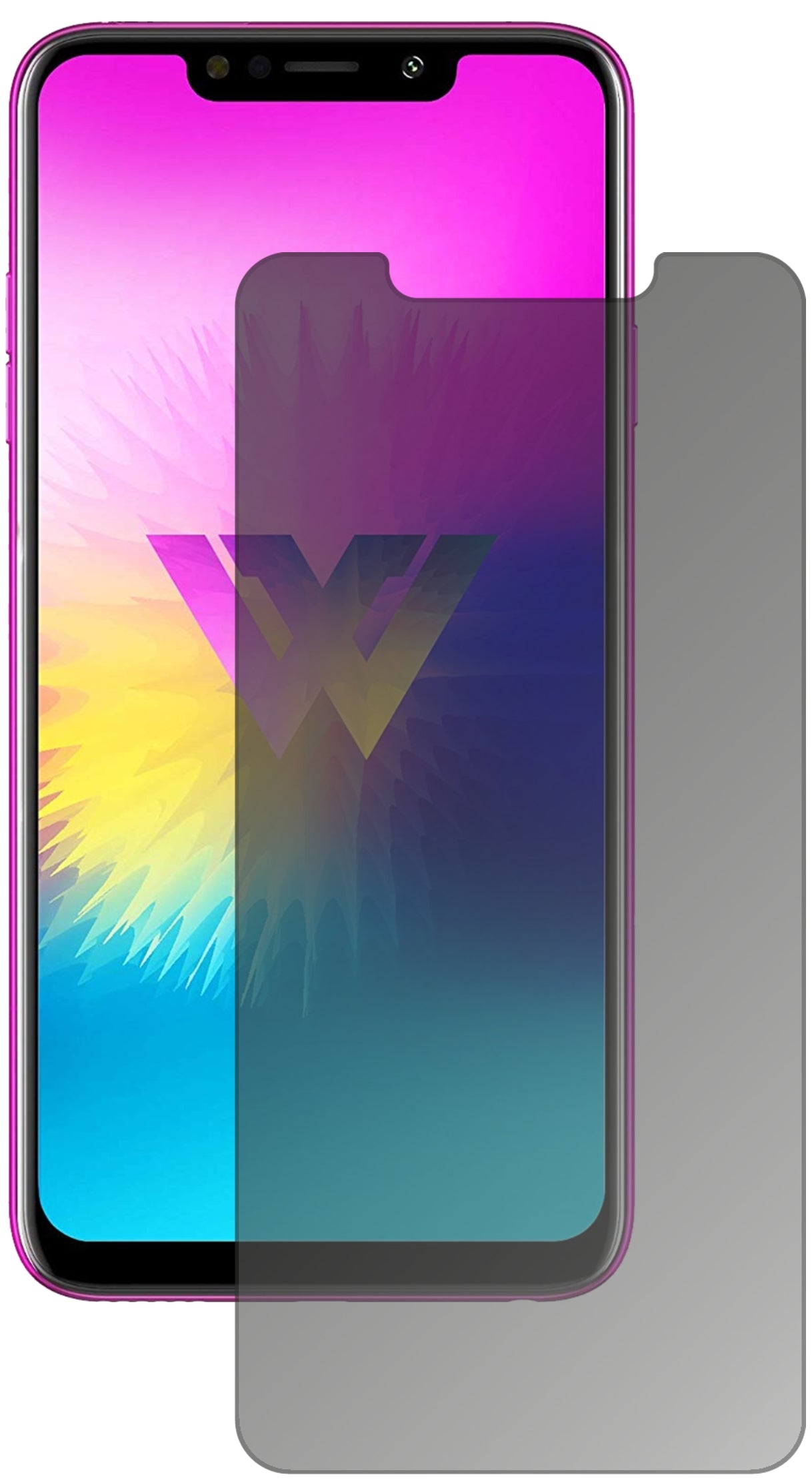 Blickschutzfolie für LG W10 matt Schutzfolie Privacy
