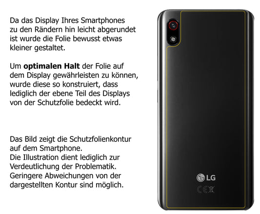 Schutzfolie mit optimaler Passform, zur Verwendung mit Hüllen geeignet