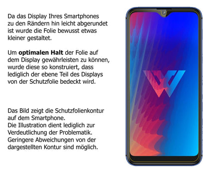 Schutzfolie mit optimaler Passform, zur Verwendung mit Hüllen geeignet