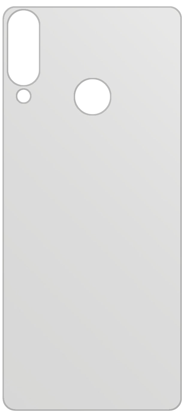 dipos Displayschutz für LG W30 Rückseite, mattierte Oberfläche, geringe Dicke und perfekte Passform