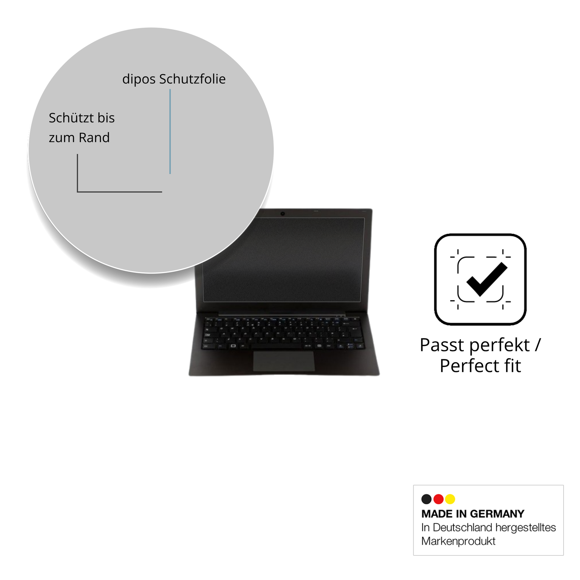 Schutz gegen Kratzer auf dem librem13 Glas durch Schlüssel oder Ähnliches