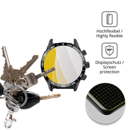dipos Displayschutz für LIGE ST2-R PRO-XY, transparente Oberfläche, geringe Dicke und perfekte Passform