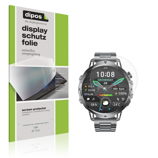 Matte Displayschutzfolie von dipos passend für ligeef 13-e, präziser Zuschnitt und blasenfrei montiert