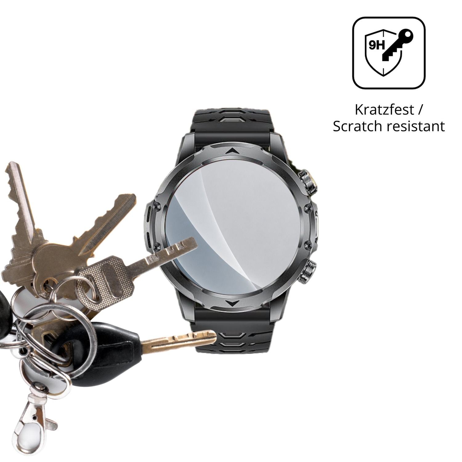 dipos Displayschutz für LIGEMI EF23, mattierte Oberfläche, robuste Festigkeit und perfekte Passform