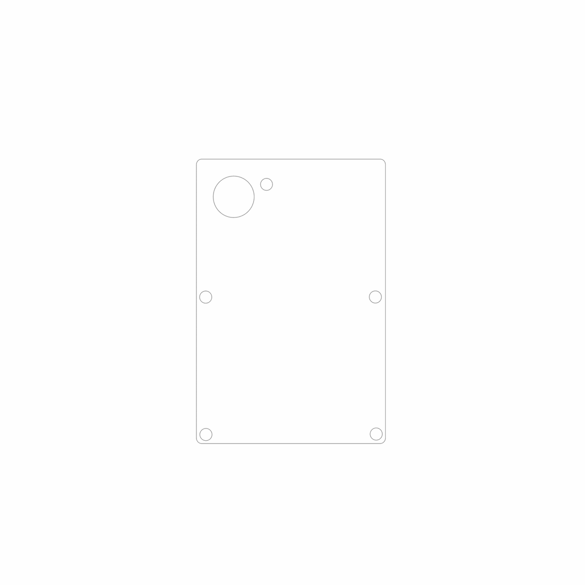 dipos Displayschutz für Light Phone 3 Rückseite, mattierte Oberfläche, geringe Dicke und perfekte Passform