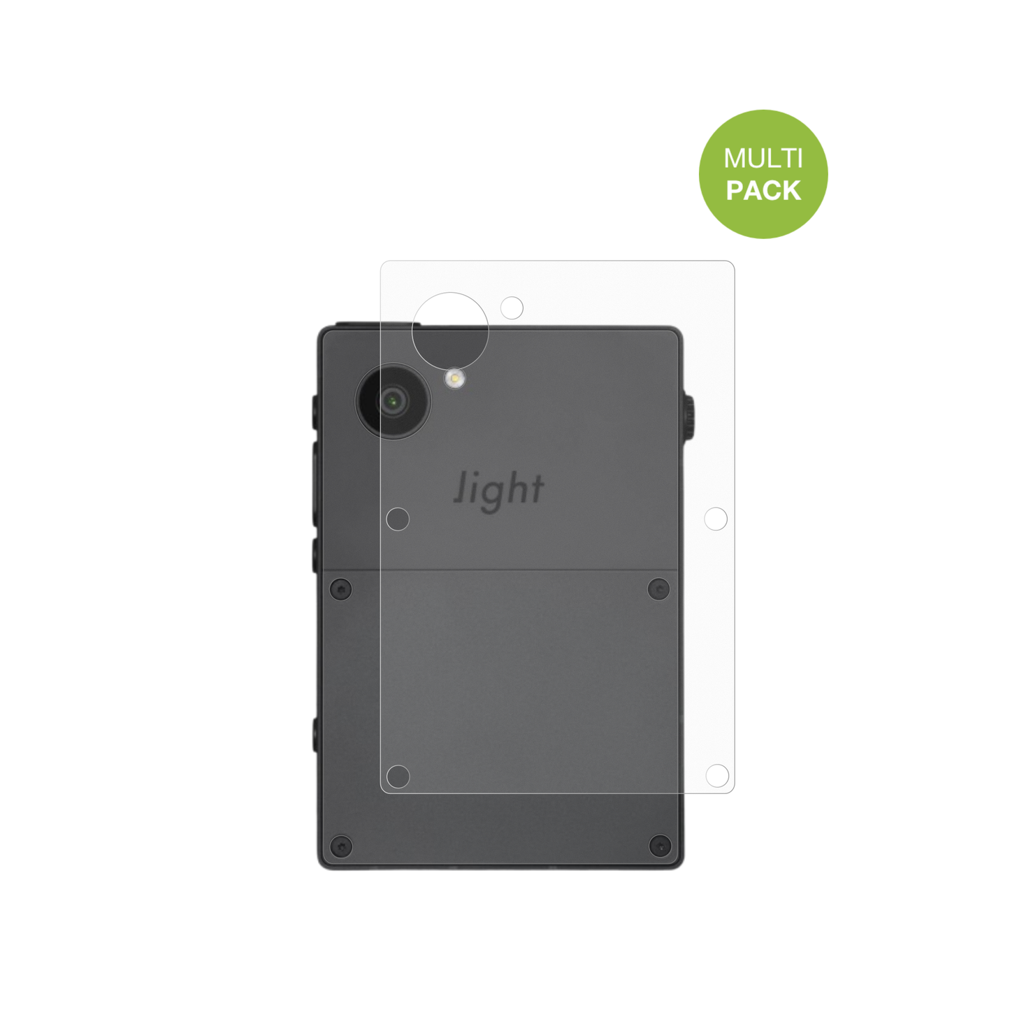 4x Schutzfolie matt für Light Phone 3 Rückseite Display-Schutzfolie