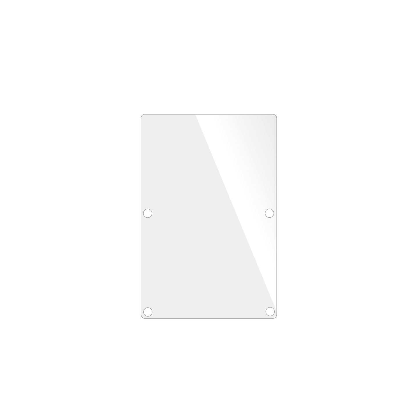 4x Schutzfolie klar für Light Phone 3 Rückseite Display-Schutzfolie
