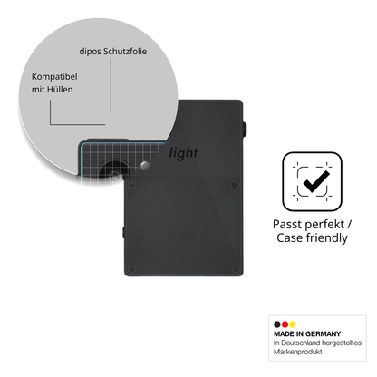 4x Schutzfolie klar für Light Phone 3 Rückseite Display-Schutzfolie