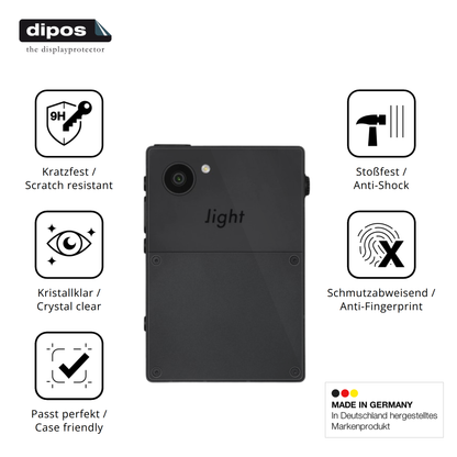 2x 9H Schutzfolie für Light Phone 3 Rückseite Panzerfolie