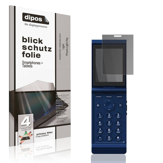 Blickschutzfolie für Light Phone Light Flip matt Schutzfolie Privacy