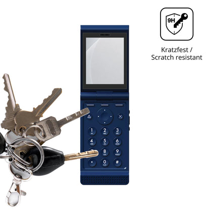 2x 9H Schutzfolie matt für Light Phone Light Flip Panzerfolie